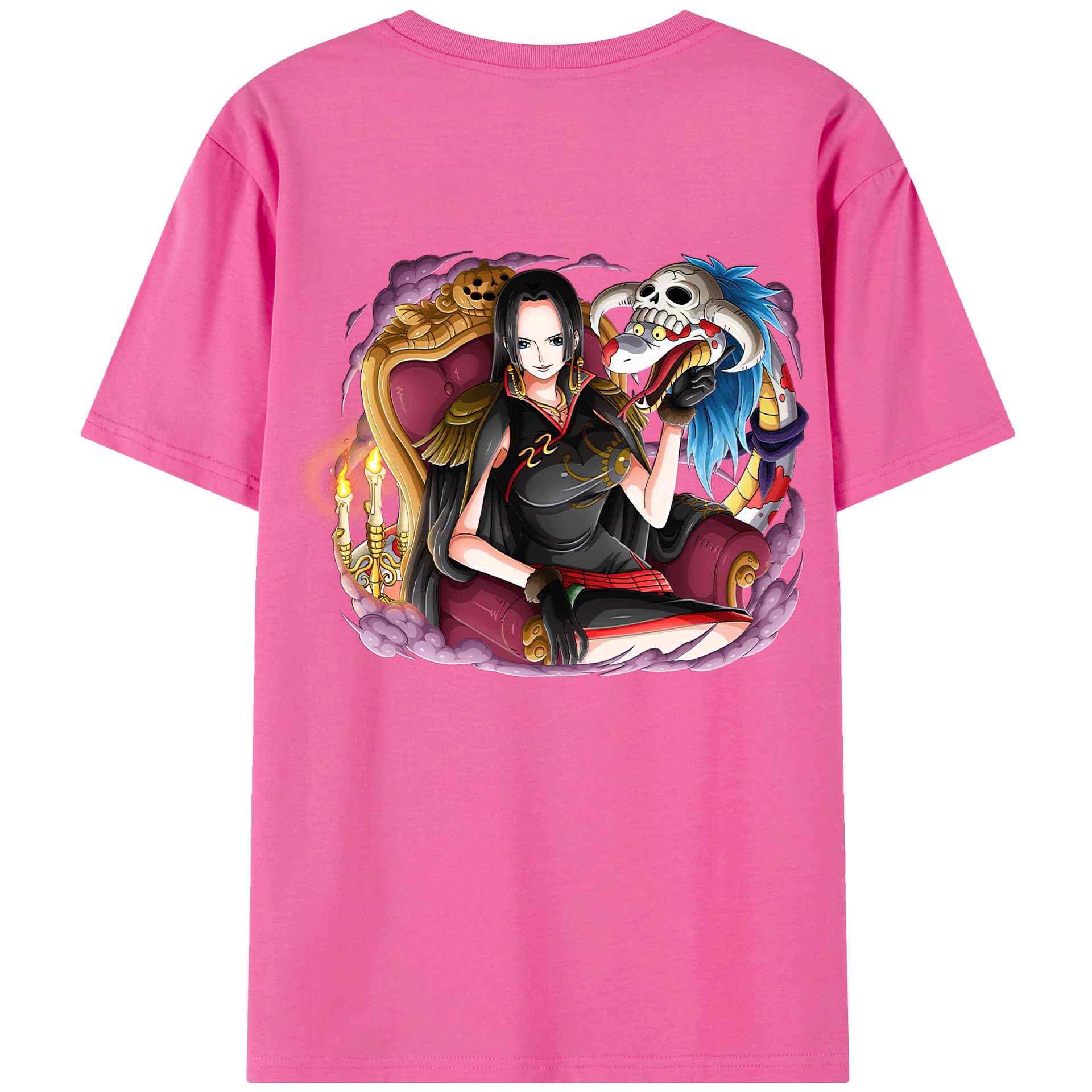 ワンピース ボア・ハンコック ONE PIECE Boa·Hancock レディース半袖Tシャツ(バックプリント)